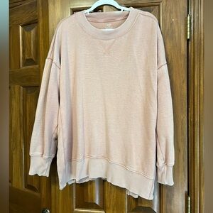 Aerie pink sweatshirt size L